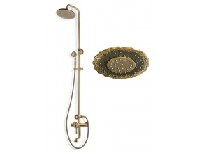 Душевая система Bronze de Luxe Windsor 10120DF с коротким изливом бронза